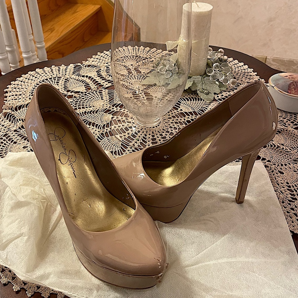 Jessica Simpson platform high heel pump shoes